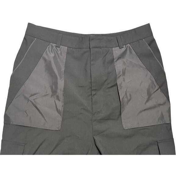 LES HOMMES Wool Blend Pants in Black - Picture 2 of 5